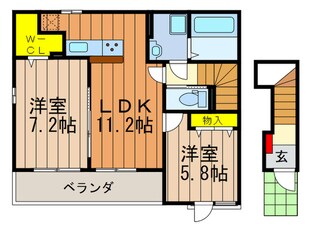 メゾン　ド　ポワールの物件間取画像